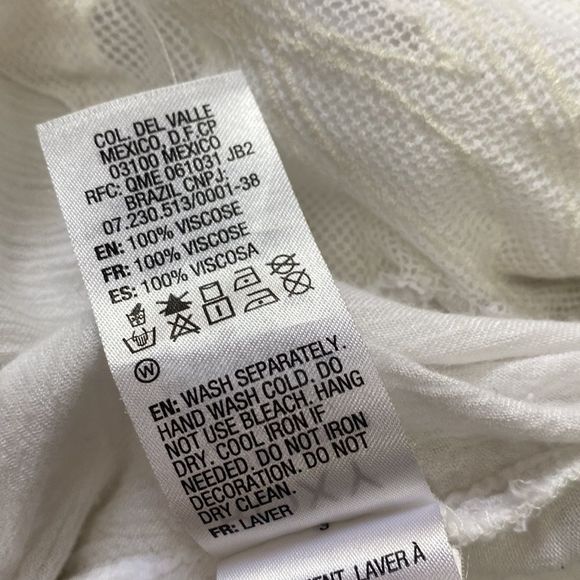 Roxy fringe overthrow wrap shawl poncho shrug lace embroidered XS - Picture 11 of 12